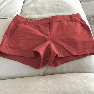 J Crew 3-inch chino shorts. Mid-rise.